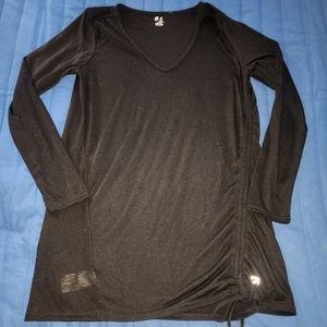 Gap Cool Dry Black LS Tee Womens M